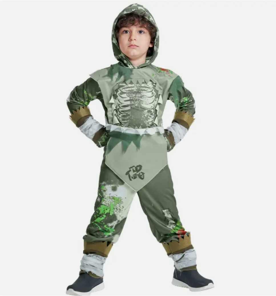 Kostium przebranie ZOMBIE NINJA rozmiar 128 - obrazek 3