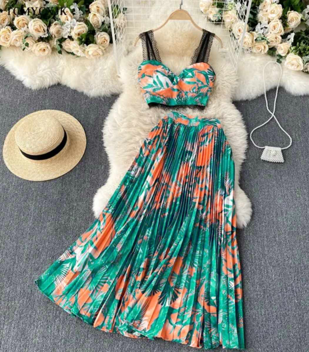 Komplet dwuczęściowy letni rozmiar M - obrazek 2