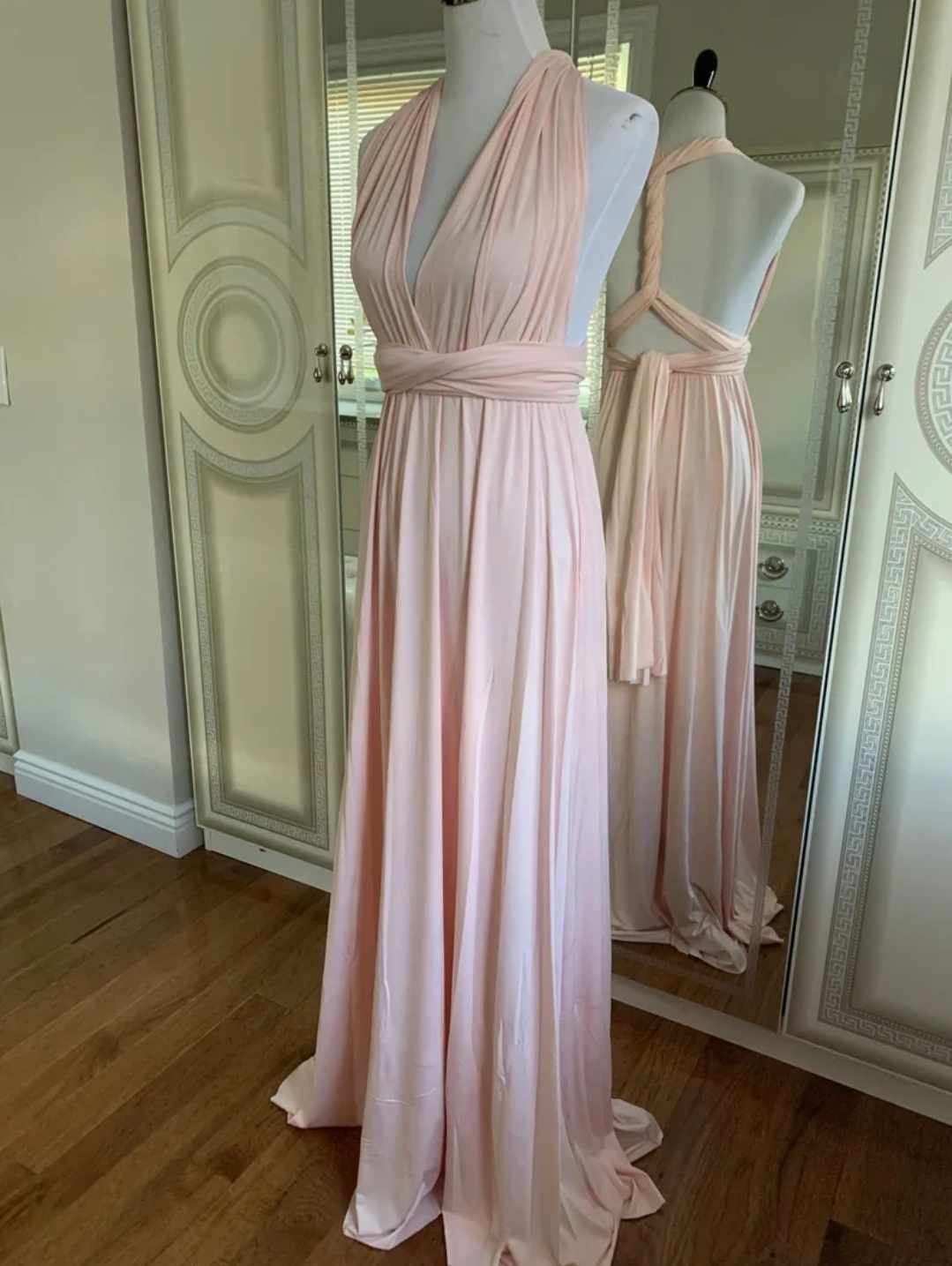 Sukienka maxi wiązana na różne sposoby S/M - obrazek 3