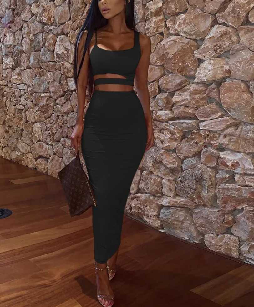 Dwuczęściowy czarny komplet rozmiar S - obrazek 6