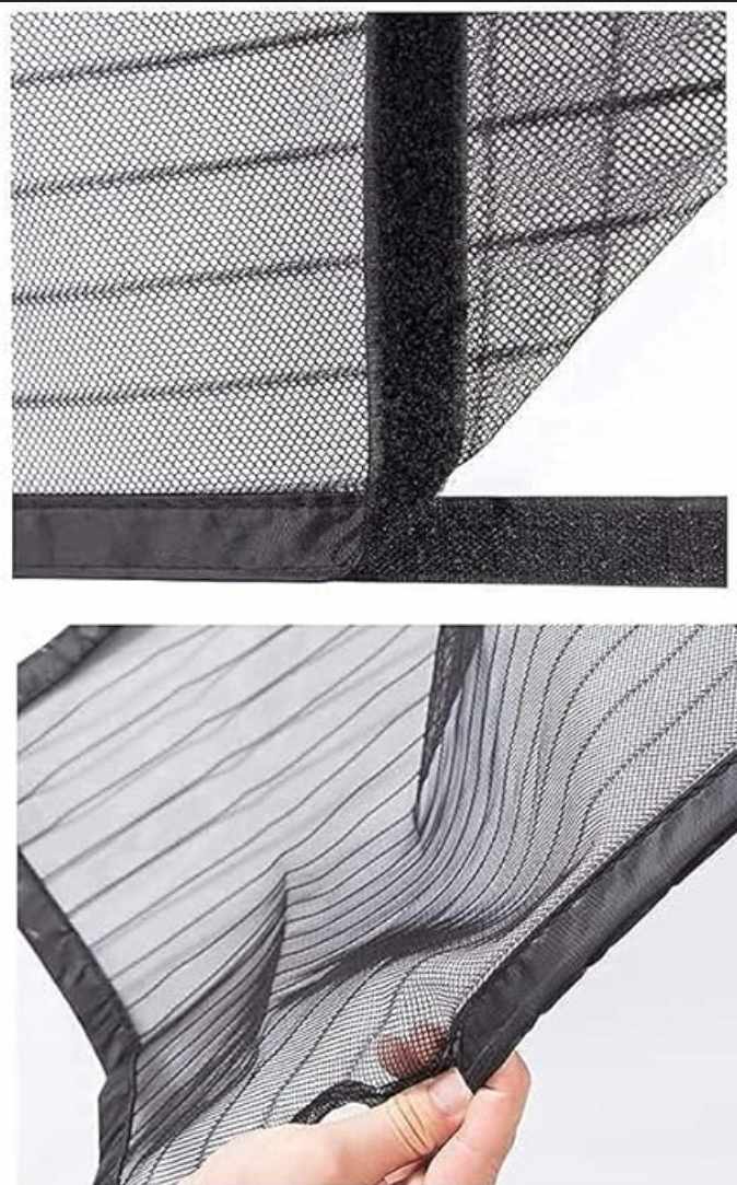 Moskitiera na drzwi z zapięciem na magnes 95x210cm - obrazek 4