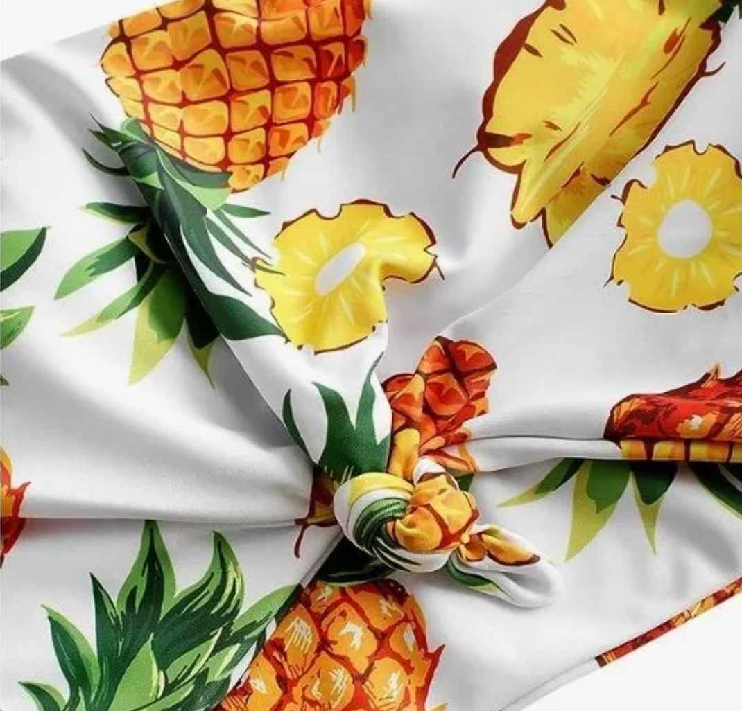 Strój kąpielowy dwuczęściowy Ananasy rozmiar L - obrazek 4