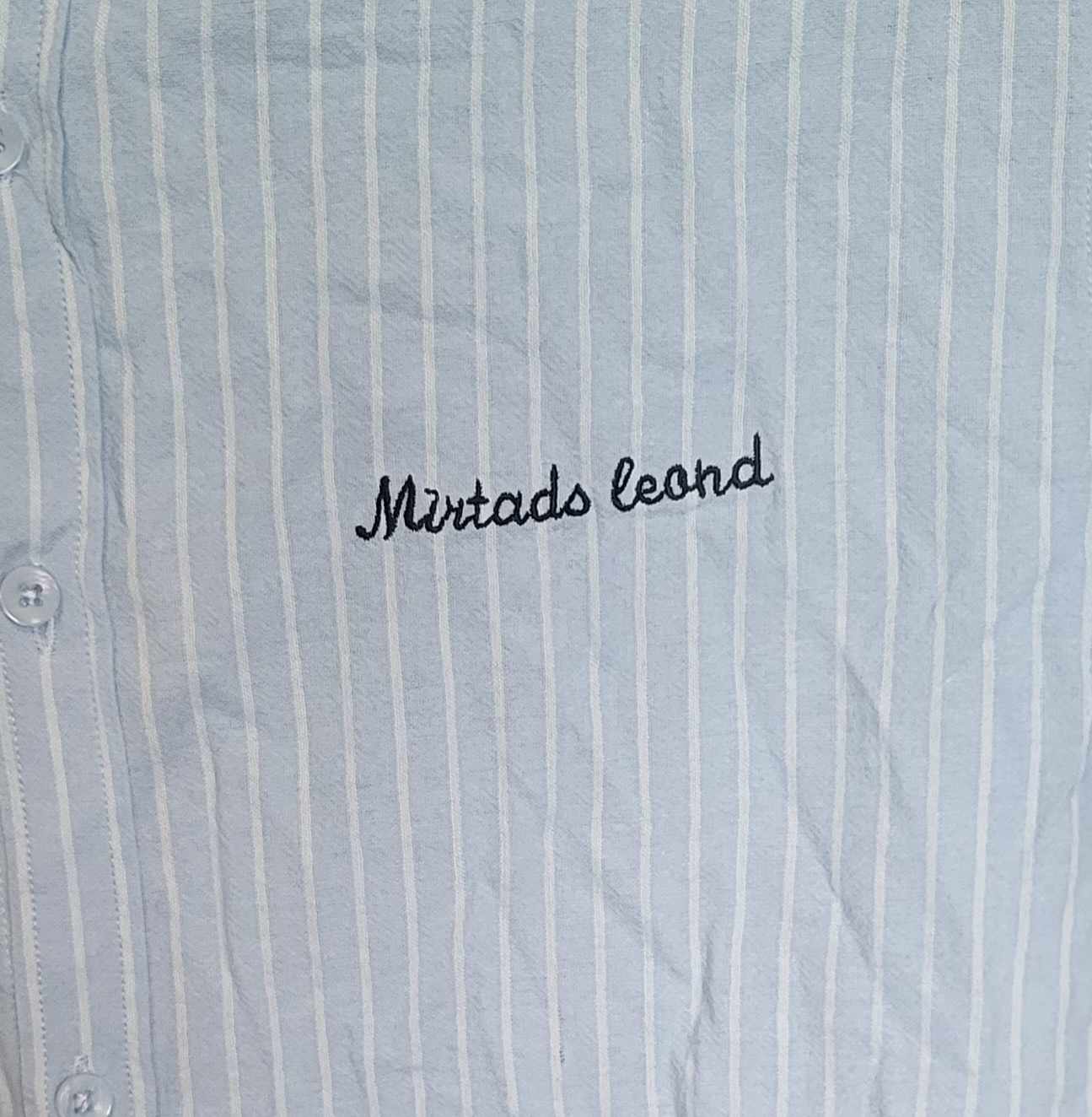 Koszula błękitna z krótkim rękawem rozmiar L - obrazek 2