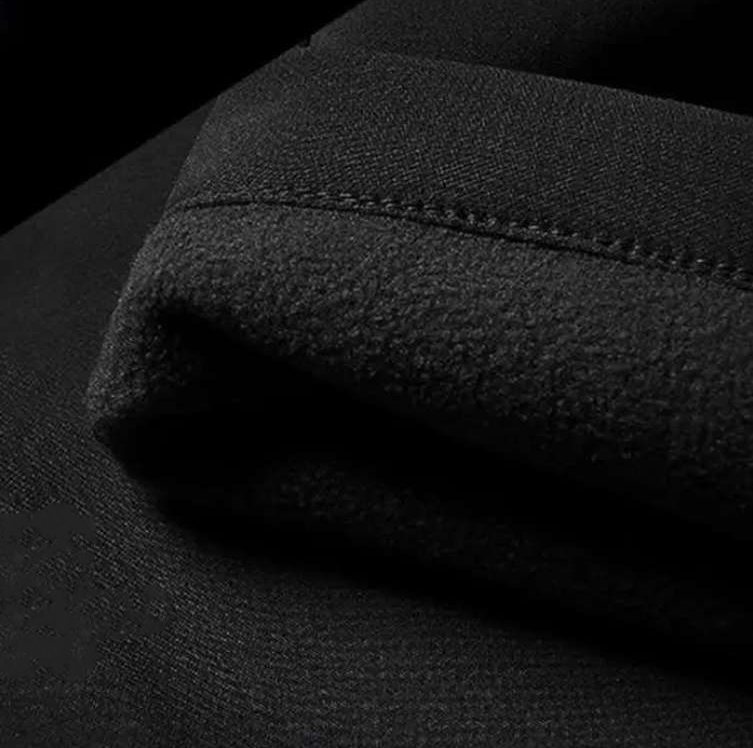 Ocieplane czarne spodnie taktyczne - obrazek 6