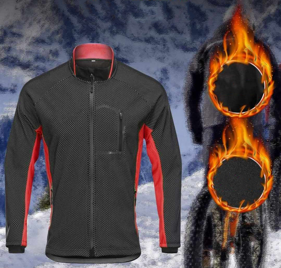 Ocieplana męska kurtka rowerowa - obrazek 6