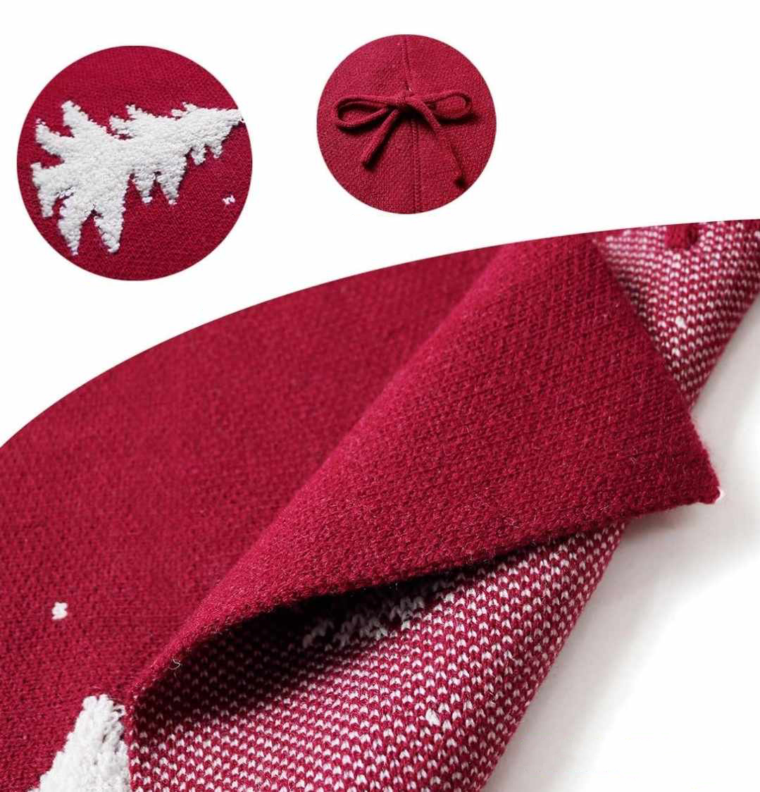 Dywanik świąteczny pod choinkę 125cm - obrazek 2