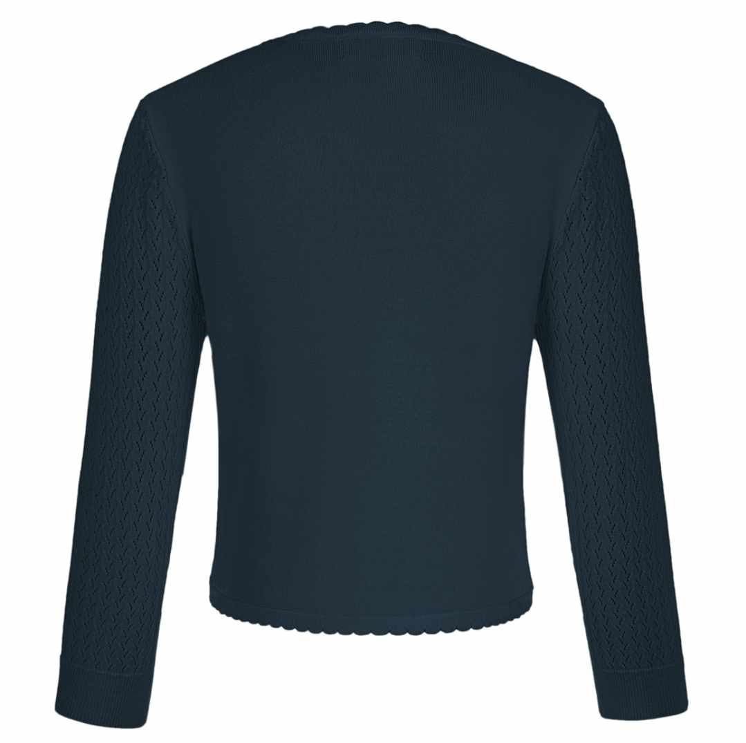 Sweter damski bolerko z 3/4 rękawem rozmiar XL - obrazek 3