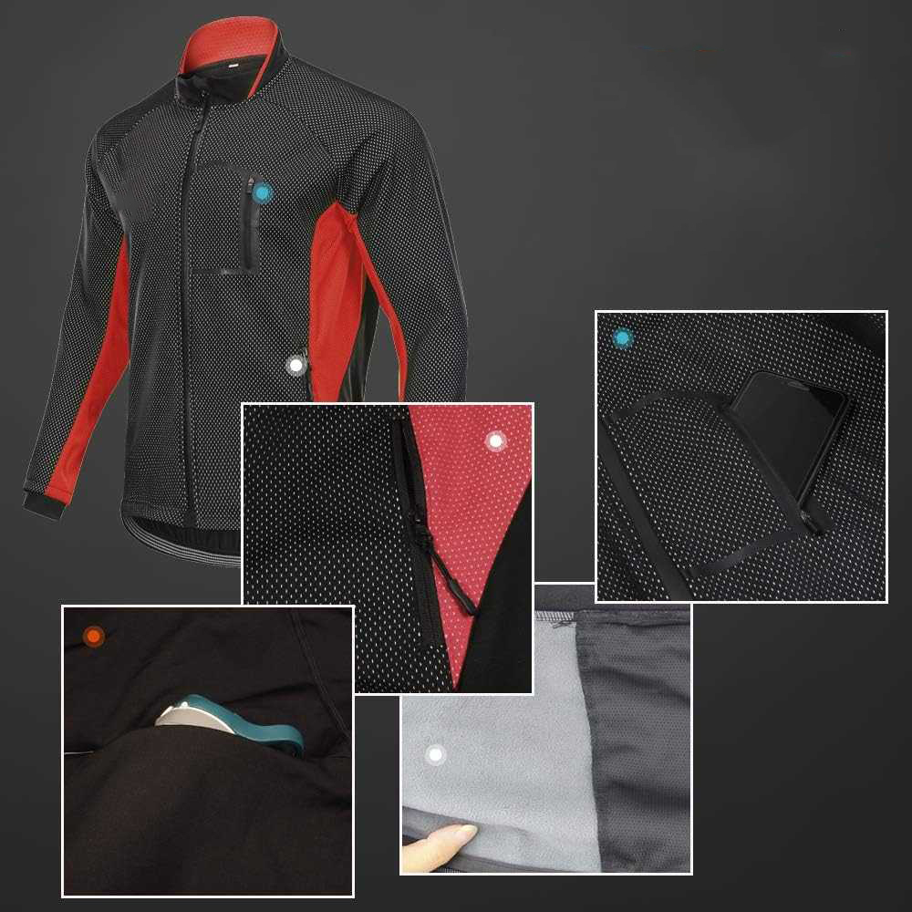 Ocieplana męska kurtka rowerowa - obrazek 5