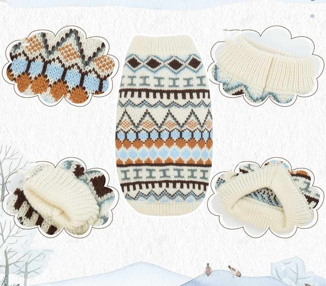 Sweter wzorzysty dla Psa XXL - obrazek 2