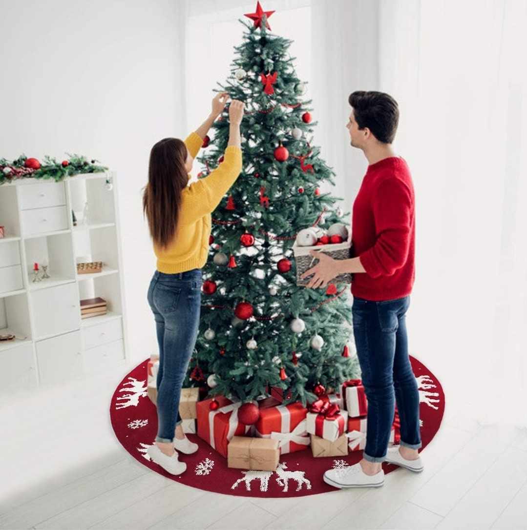 Dywanik świąteczny pod choinkę 125cm - obrazek 6