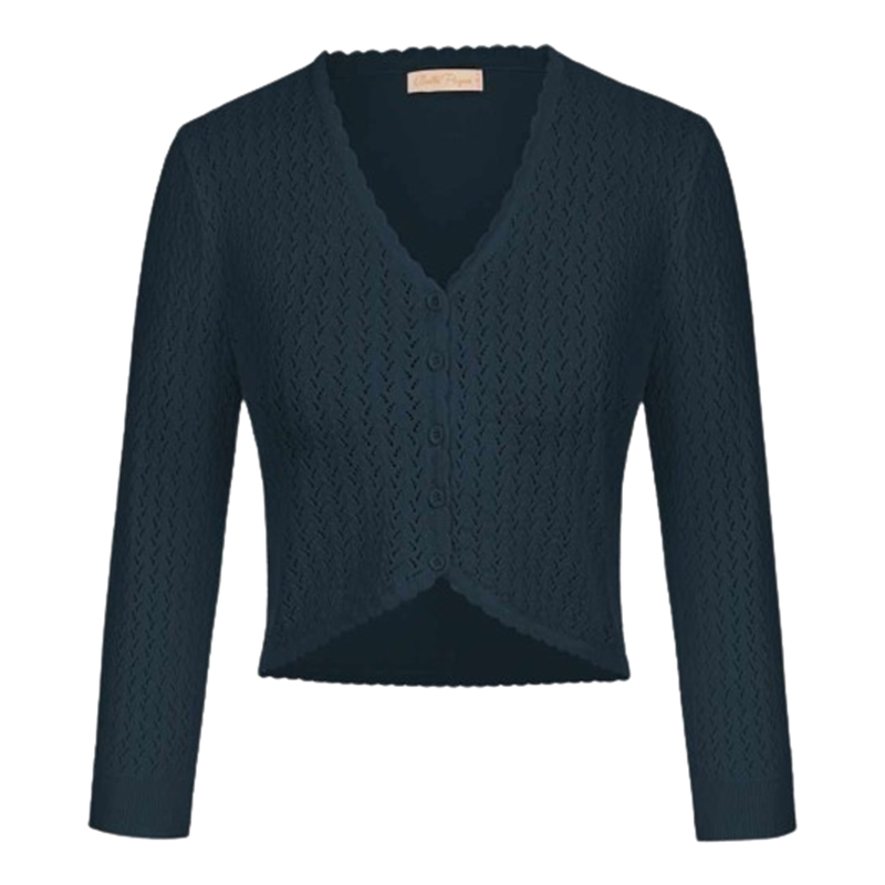 Sweter damski bolerko z 3/4 rękawem rozmiar XL