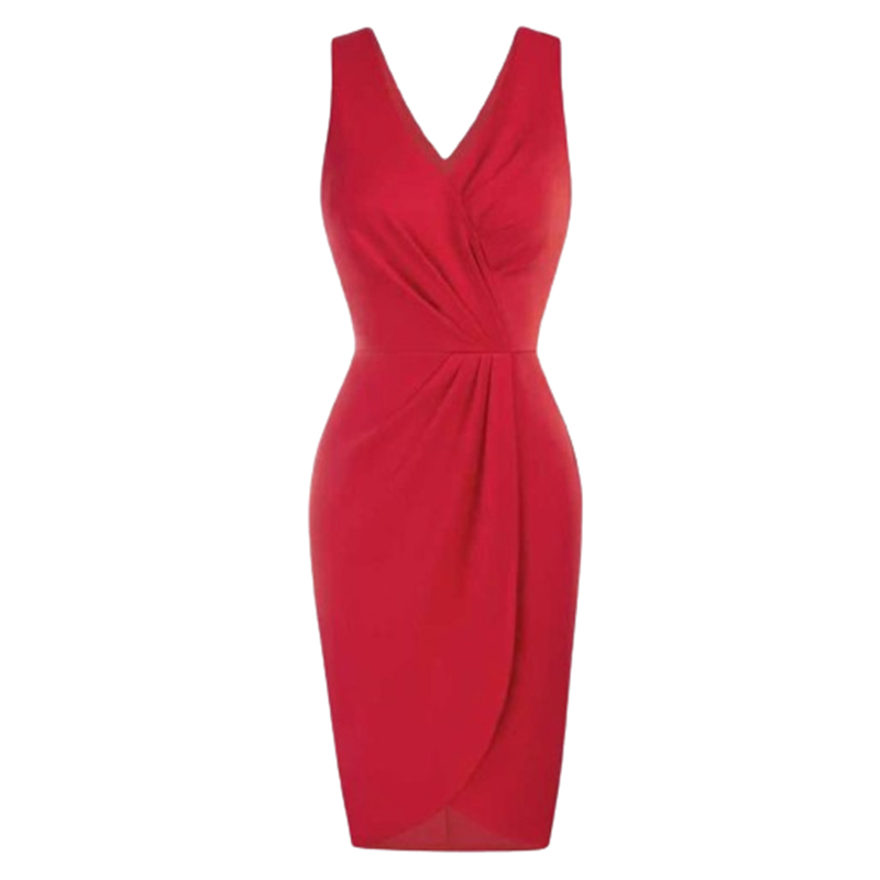 Elegancka czerwona sukienka rozmiar L