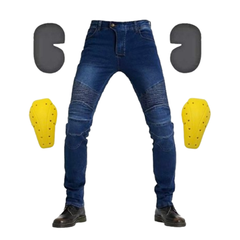 Męskie spodnie motocyklowe z ochraniaczami rozmiar S