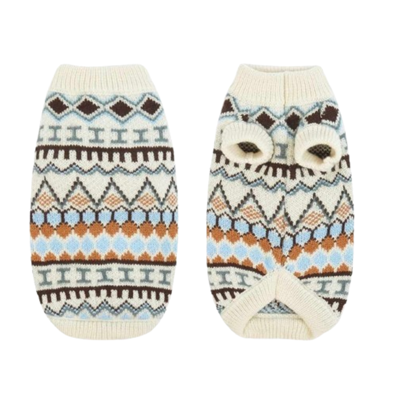 Sweter wzorzysty dla Psa XXL