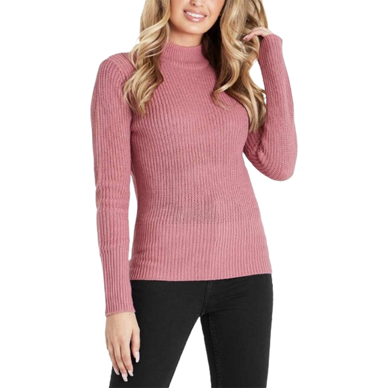 Damski sweter różowy rozmiar XS