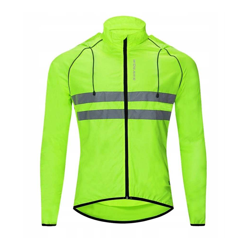 Kurtka rowerowa cienka z kapturem - obrazek 2