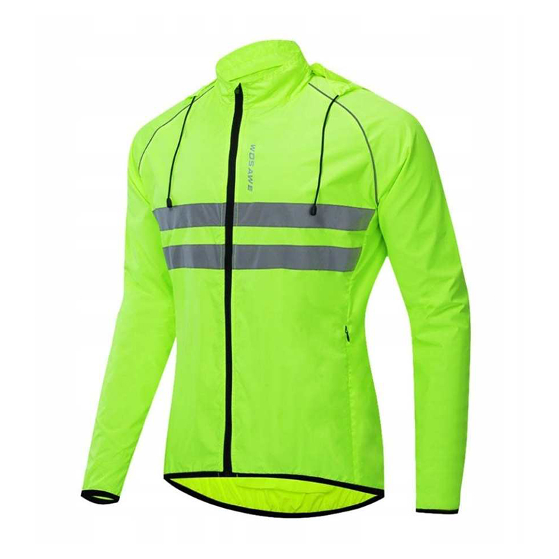 Kurtka rowerowa cienka z kapturem - obrazek 3