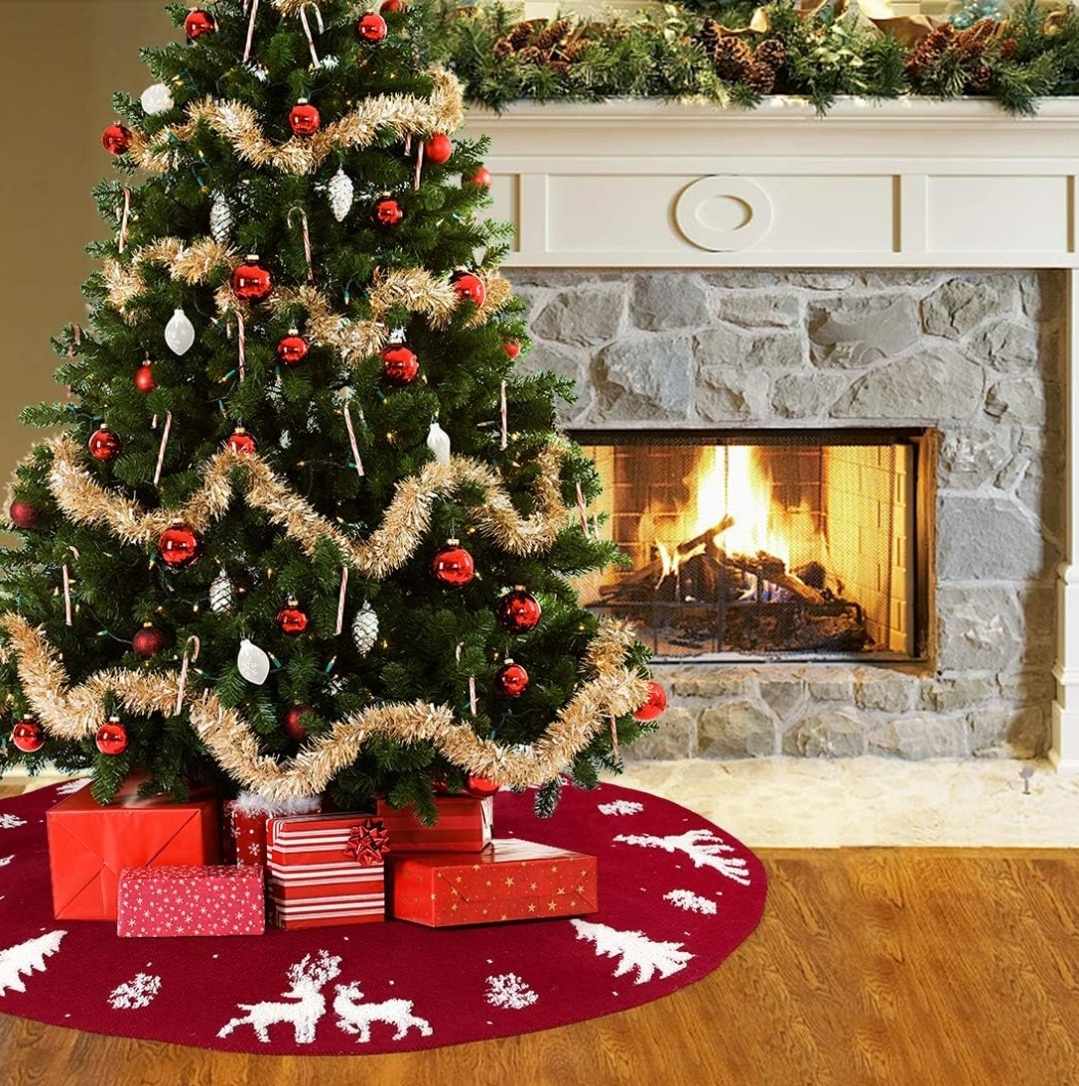 Dywanik świąteczny pod choinkę 125cm - obrazek 4