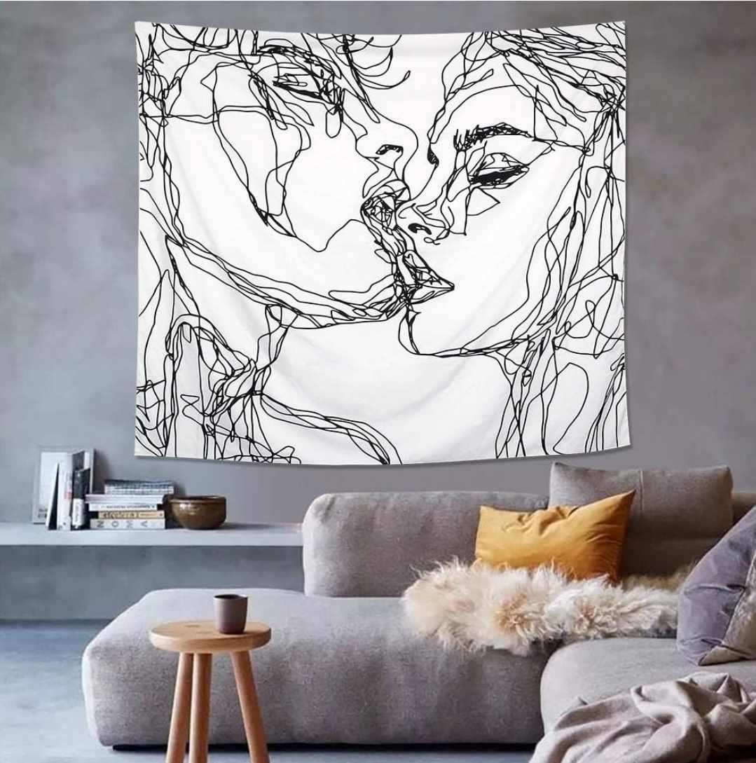 Gobelin ścienny wiszący dekoracyjny materiał 175x230 cm - obrazek 2