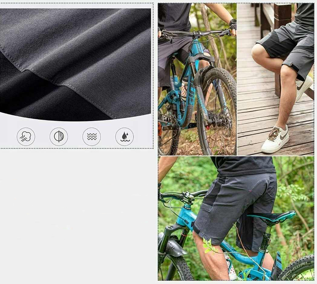 Spodenki rowerowe 2w1 z wkładką - obrazek 8