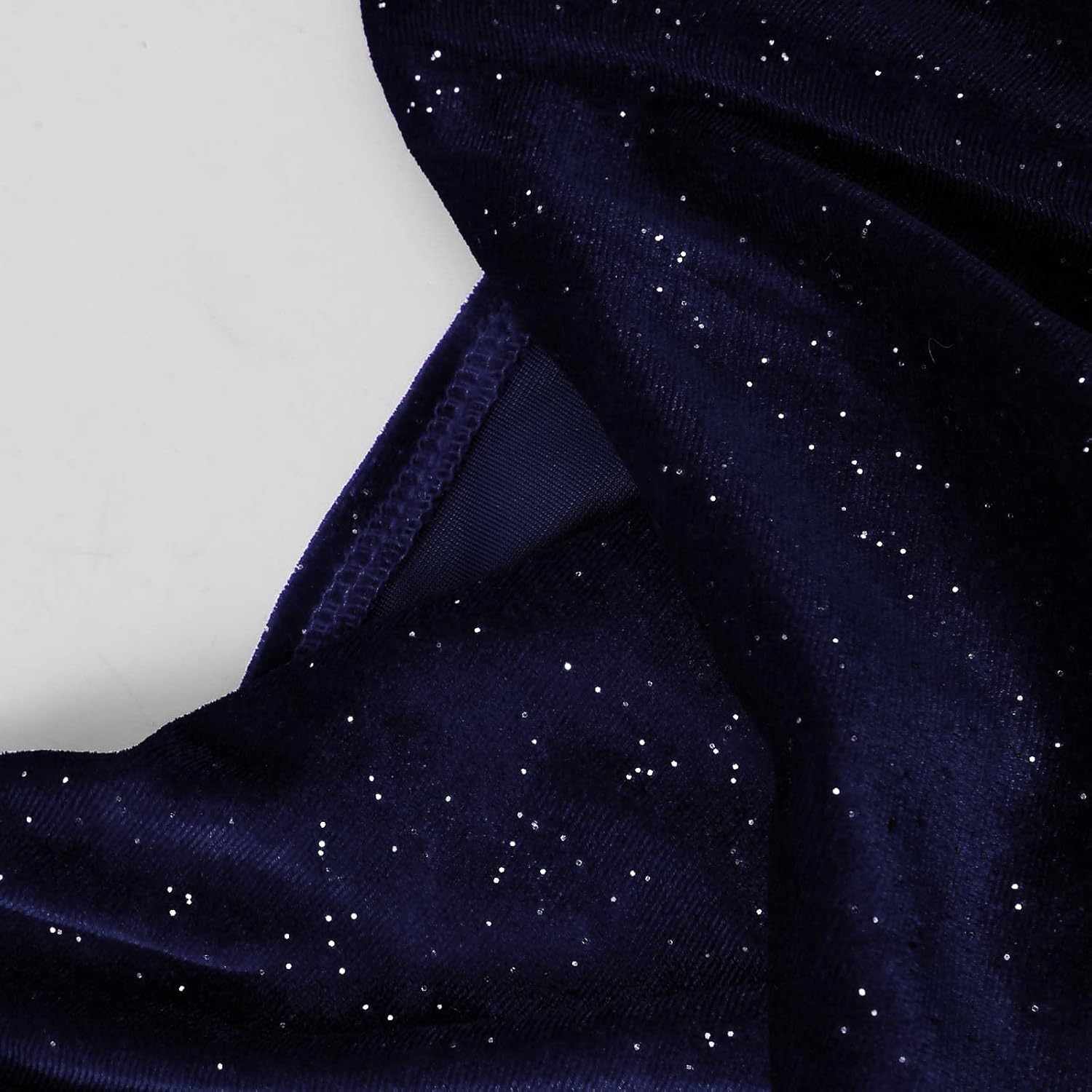 Sukienka aksamitna z rozcięciem midi rozmiar L - obrazek 3