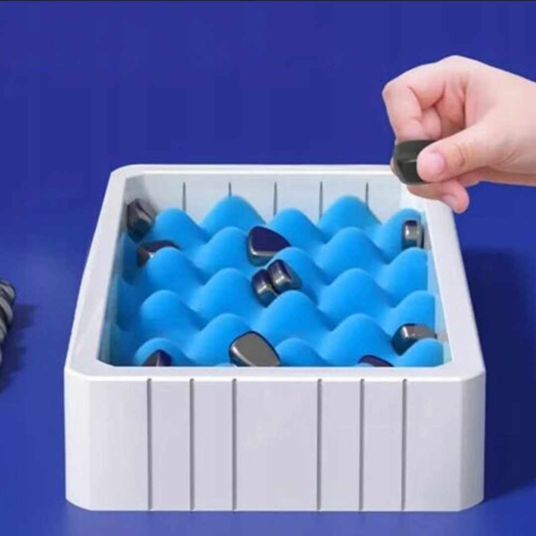 Magnetyczna gra w szachy planszowa gra Kamienie Magnetyczne - obrazek 6