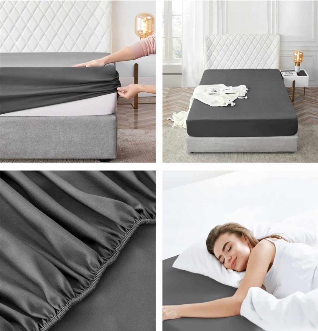 Prześcieradło z gumką 180x200 - obrazek 2