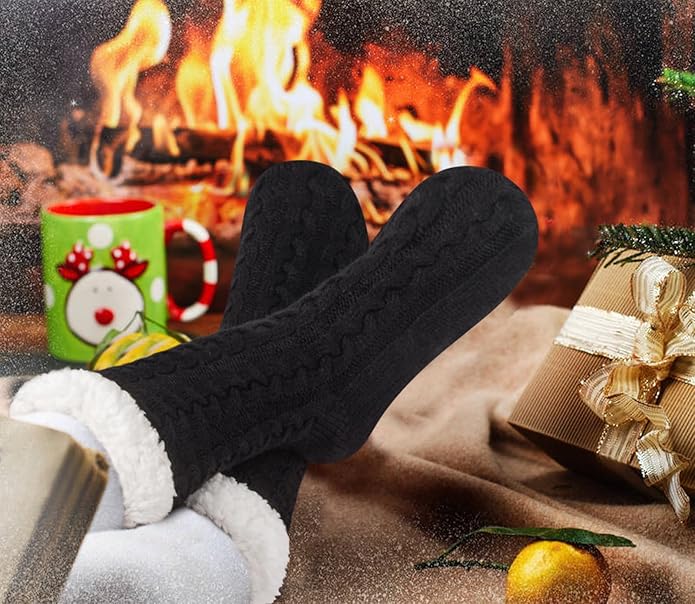 Ocieplane zimowe skarpety antypoślizgowe 2PAK r.35-41 - obrazek 8