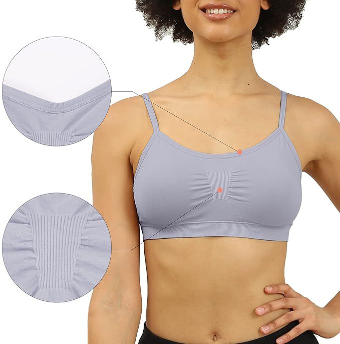 Damski biustonosz sportowy fitness 3PAK. Rozmiar L - obrazek 3