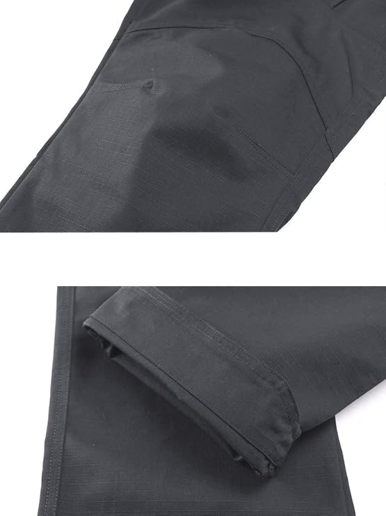 Oddychające męskie spodnie trekkingowe szare - obrazek 6