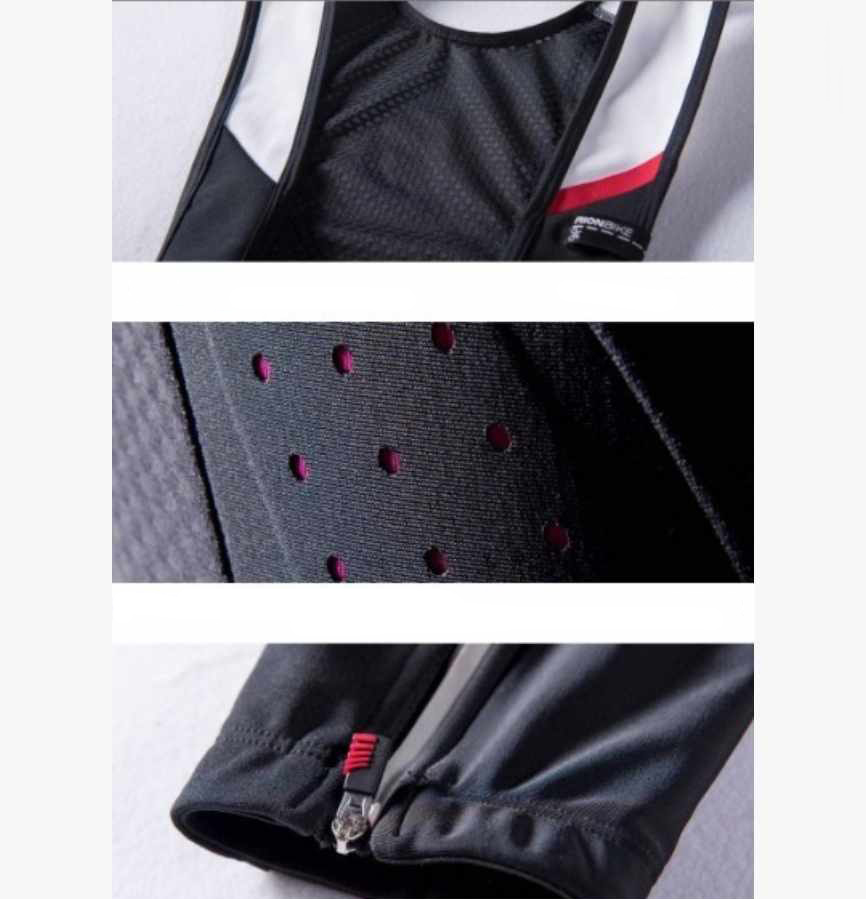 Ocieplane spodnie rowerowe z szelkami - obrazek 4