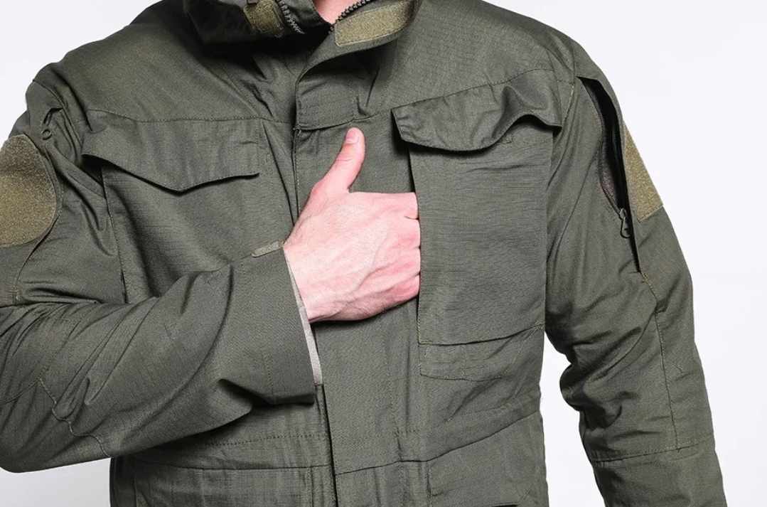 Męska taktyczna kurtka moro - obrazek 6