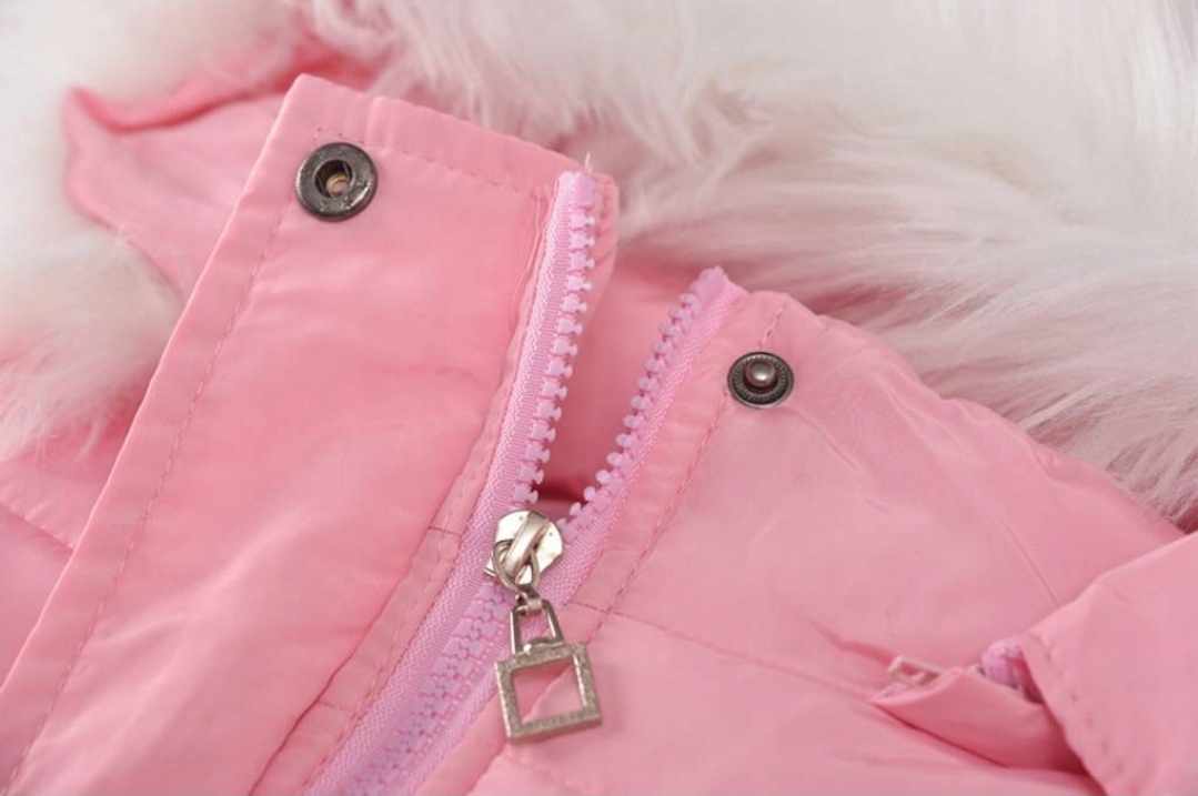 Dziewczęca kurtka długa z napisami r.160 - obrazek 5