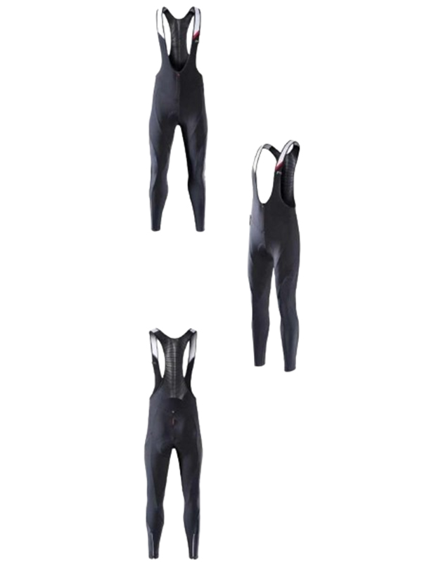 Ocieplane spodnie rowerowe z szelkami - obrazek 3