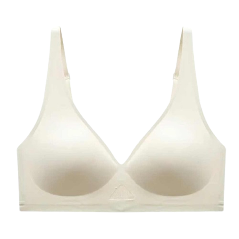 Biustonosz bezszwowy biały rozmiar M