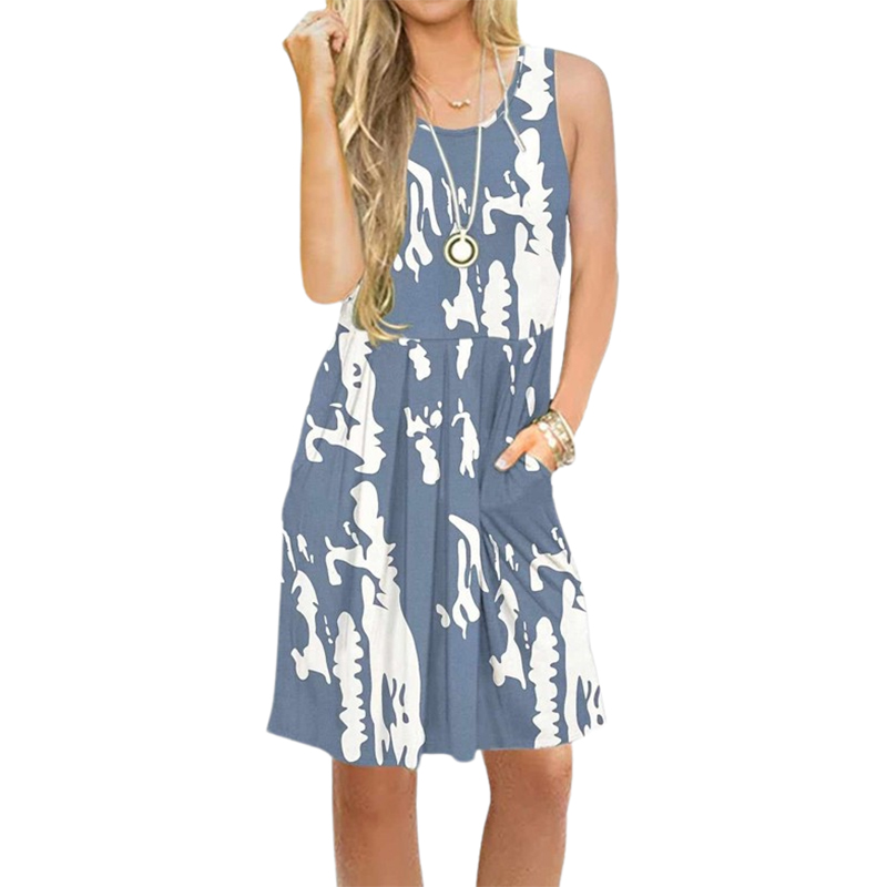 SUKIENKA DAMSKA PLISOWANA Z KIESZENIAMI M