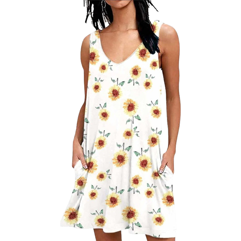 SUKIENKA DAMSKA MINI Z KIESZENIAMI L