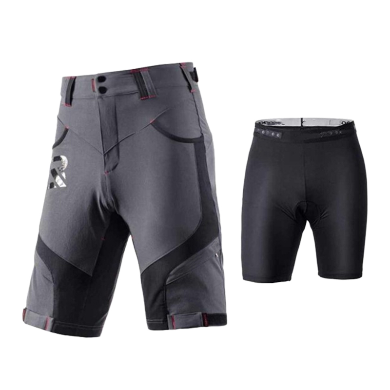 Spodenki rowerowe 2w1 z wkładką