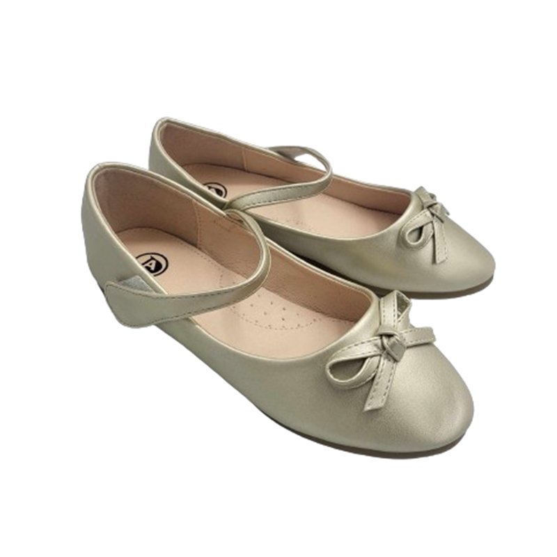 Balerinki dziewczęce złote rozmiar 34 - obrazek 2