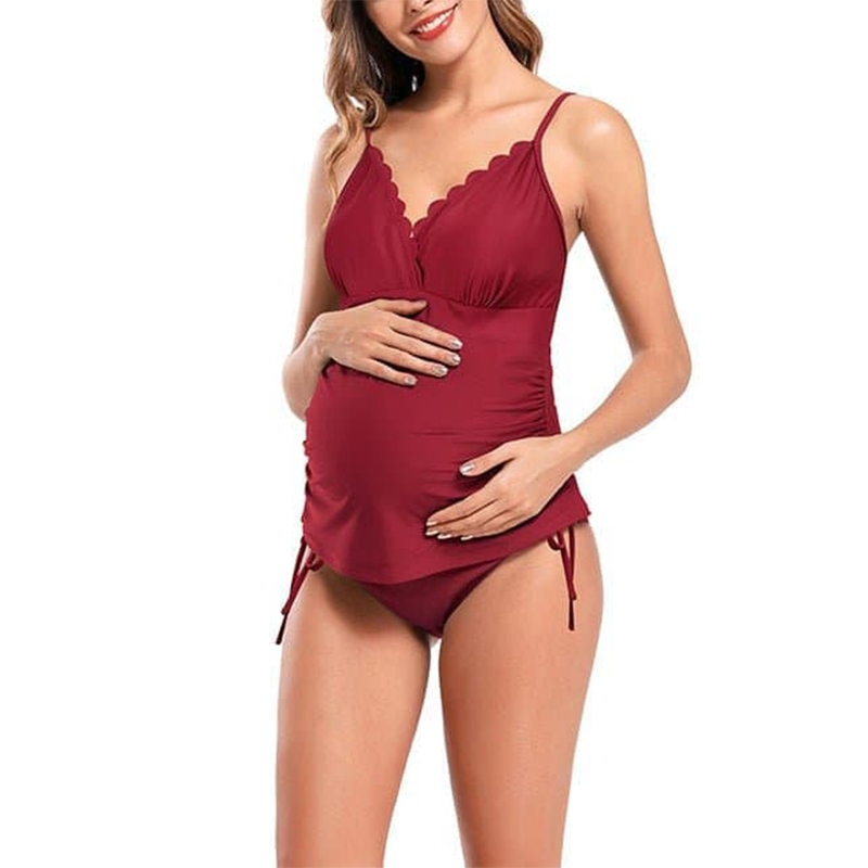 Ciążowy dwuczęściowy strój kąpielowy rozmiar XL