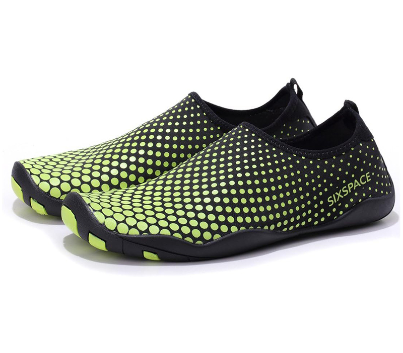 Buty do wody oddychające czarno-zielone r.38 - obrazek 2