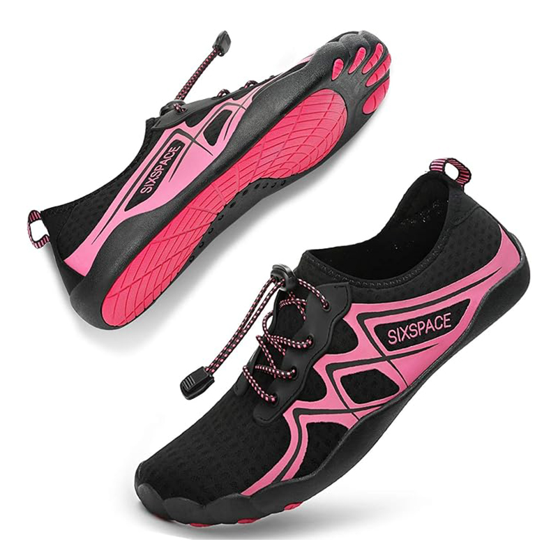 Buty do wody - Antypoślizgowe Czarno-Różowe r.39 - obrazek 2