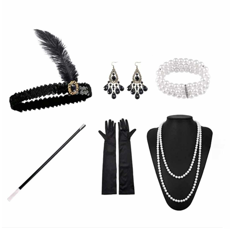 Zestaw Akcesoria Retro lata 20 Komplet - obrazek 2