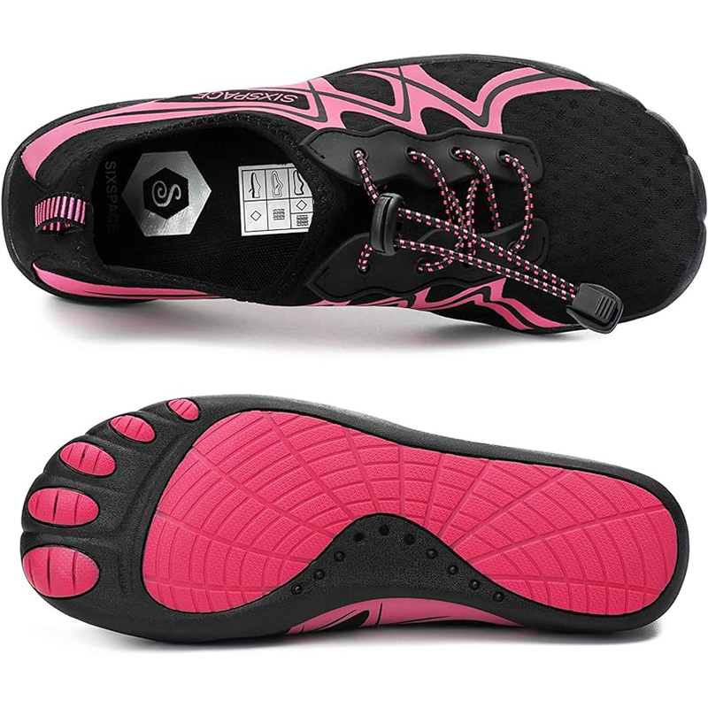 Buty do wody - Antypoślizgowe Czarno-Różowe r.39 - obrazek 3