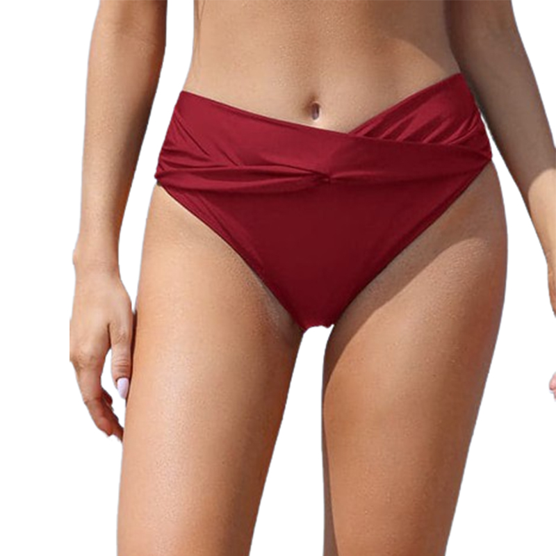 DOŁ STROJU KĄPIELOWEGO Majtki Bordowe