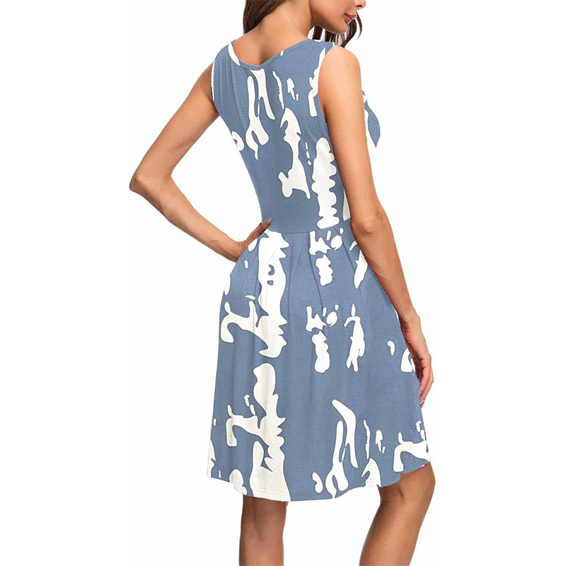 SUKIENKA DAMSKA PLISOWANA Z KIESZENIAMI M - obrazek 3