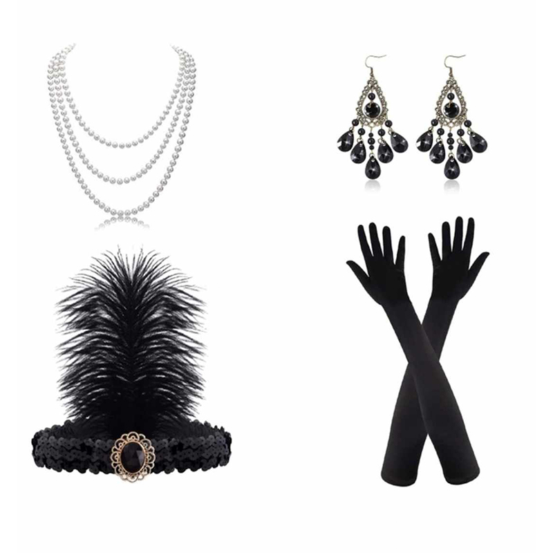 Zestaw Akcesoria Retro lata 20 Komplet - obrazek 3