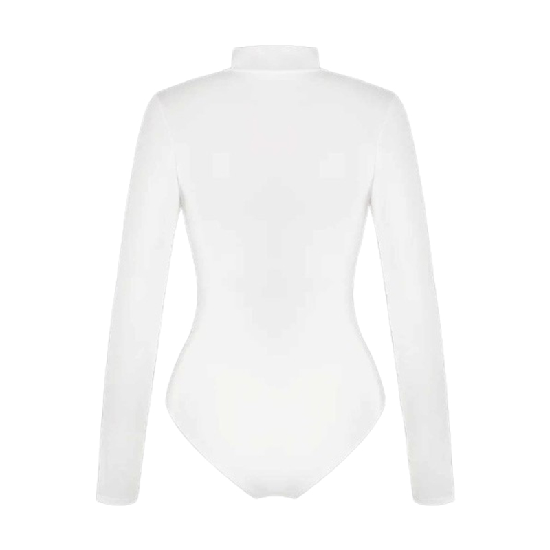 Damskie body czarne z wycięciem r. L - obrazek 3