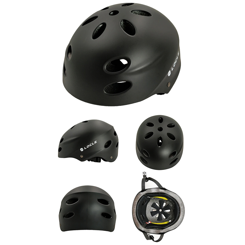 Kask rowerowy czarny XL - obrazek 3