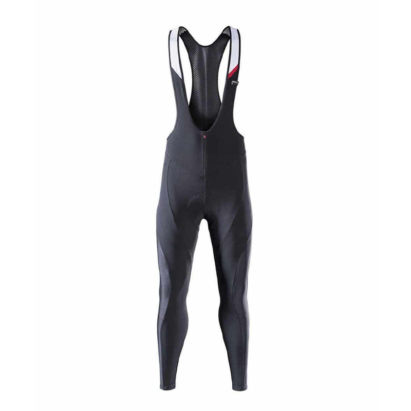 Ocieplane spodnie rowerowe z szelkami